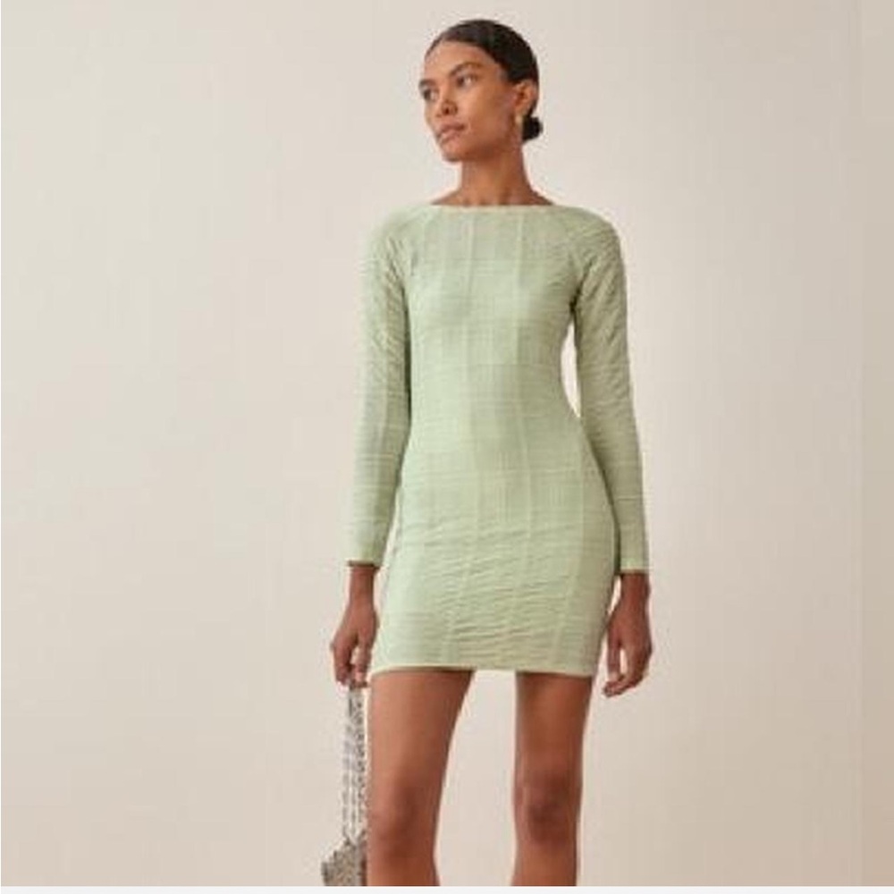 Reformation Dee Dee Dress in Mint